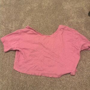 Aerie Pink Crop Top